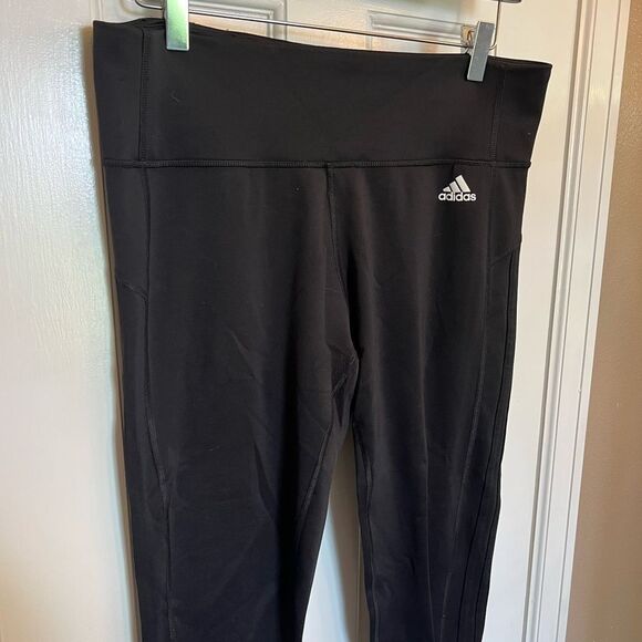 Adidas Women's Climalite Black Leggings - Picture 9 of 9